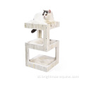 Tiga lapisan mainan musim semi furnitur pohon kucing